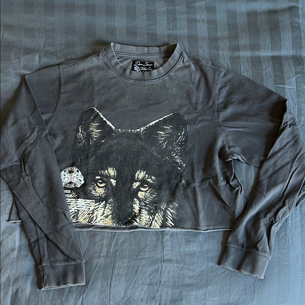 Darc Sport Wolves premium vintage M crop long sleeve
